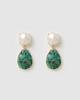 Miz Casa & Co Rey Earrings in Malachite