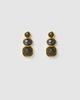 Miz Casa & Co Lux Stud Earrings Smoke