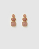 Miz Casa & Co Lux Stud Earrings Rose Quartz