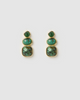 Miz Casa & Co Lux Stud Earrings Malachite