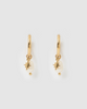 Miz Casa & Co Renee Huggie Earring Gold Pearl