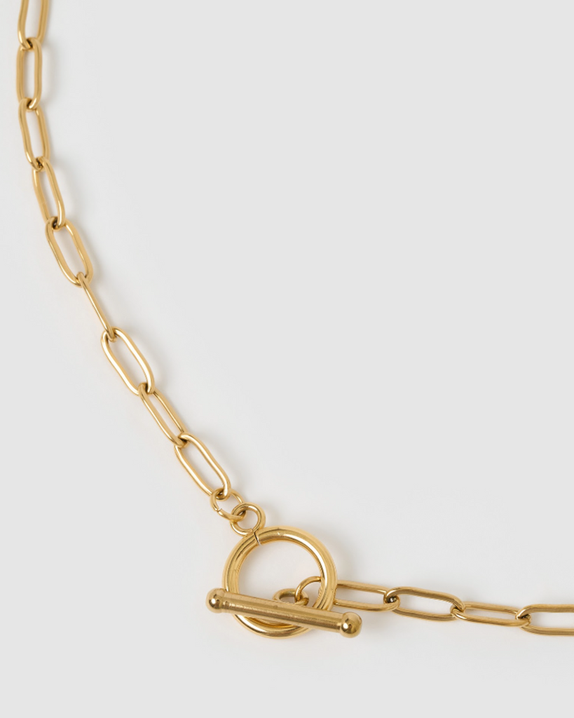 Miz Casa & Co Abby Chain Necklace Gold