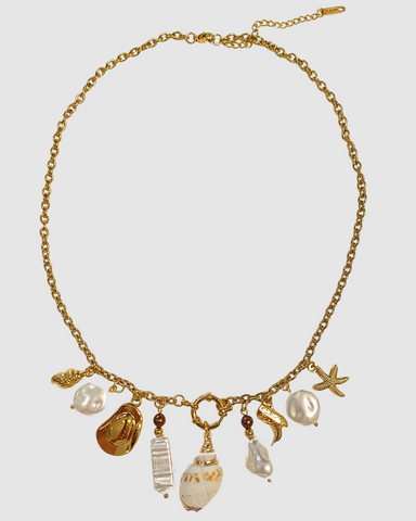 Miz Casa & Co Cordelia Necklace Gold