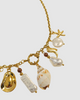 Miz Casa & Co Cora Charm Necklace Gold