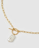 Miz Casa & Co Hadley Necklace Gold Pearl