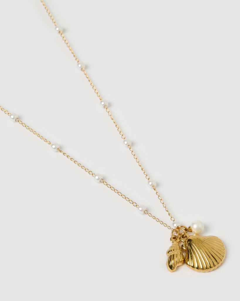 Miz Casa & Co Shell Charm Necklace