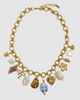 Miz Casa & Co Talia Charm Necklace Gold