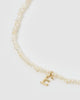 Miz Casa & Co Pearl Letter E Choker