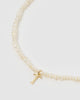 Miz Casa & Co Pearl Letter T Choker