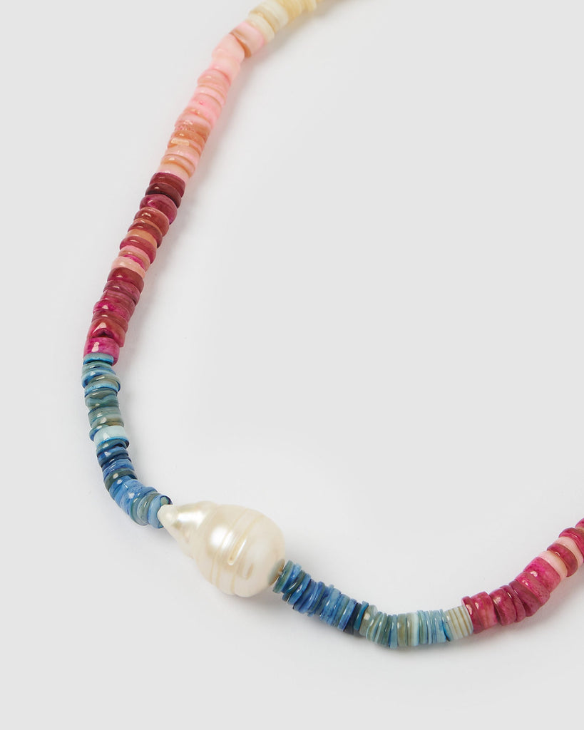 Miz Casa & Co Malia Choker Pearl Multi