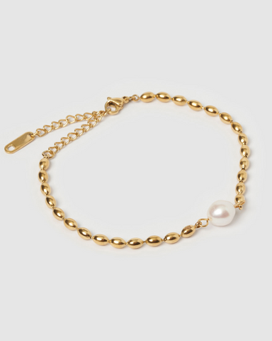Miz Casa & Co Kelsey Necklace White Pearl