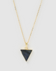 Miz Casa & Co Izzy Necklace Gold Blue Lapis